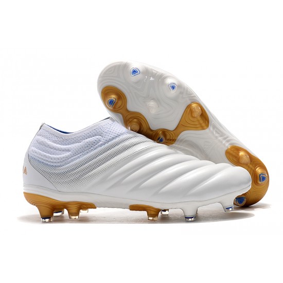 Adidas Copa 19 FG White Gold Soccer Cleats - Adidas Copa_05 For Sale